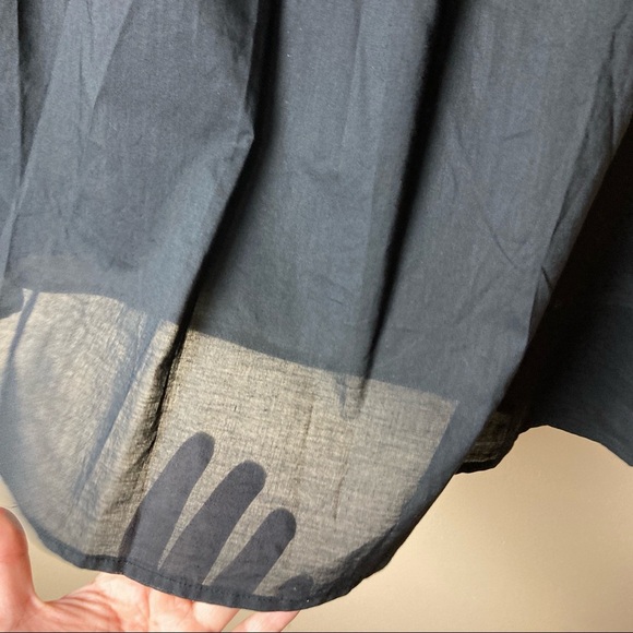 NWT A New Day Short Sleeve Eyelet Top Black - Picture 7 of 8